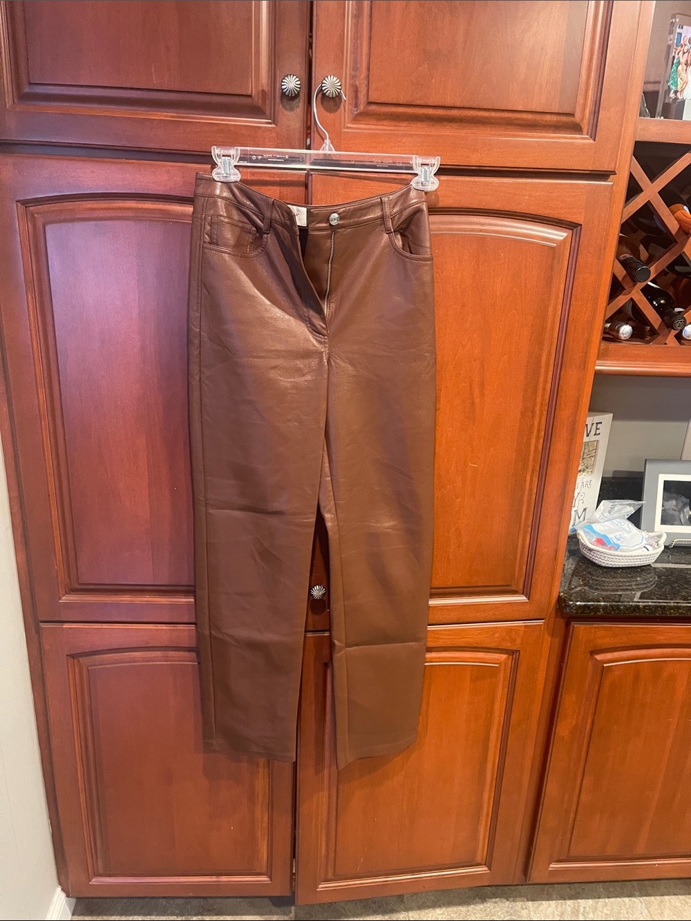 Wilfred The Melina Brown Faux Leather Pants